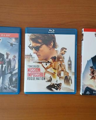 3 Blu ray Mission Impossible