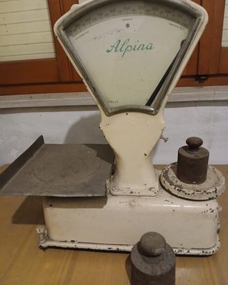 Bilancia vintage alpina da banco 5kg