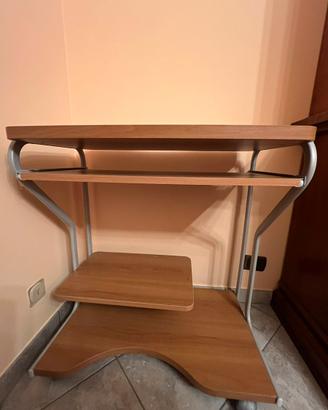 Mobiletto Porta PC e Stampante  salvaspazio