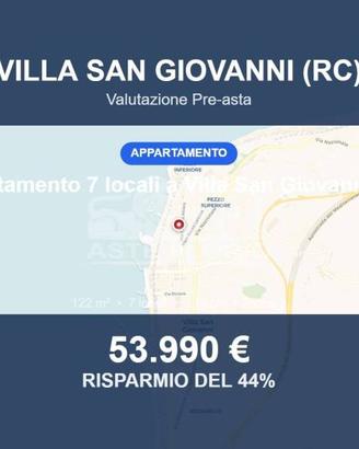 Immobile in asta di 122 m² a Villa San Giovanni