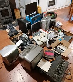 Lotto materiale informatico e computer 