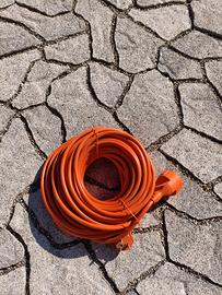 Prolunga Elettrica Arancione 30m 3x1.5mm Schuko