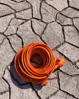 Prolunga Elettrica Arancione 30m 3x1.5mm Schuko
