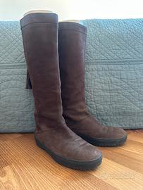 Stivali in pelle scamosciata Tod’s