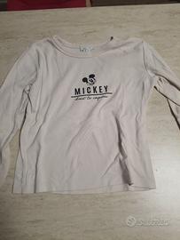 Maglia in cotone manica lunga disney 10-11 anni