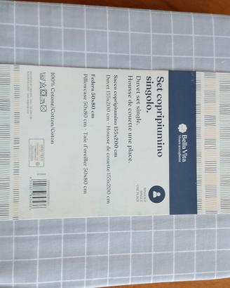 set copripiumino singolo

100% cotone