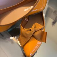 Ballerine a punta arancio Mauro Leone numero 39