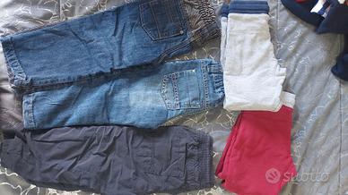 set pantaloni inverno bimbo 2 anni