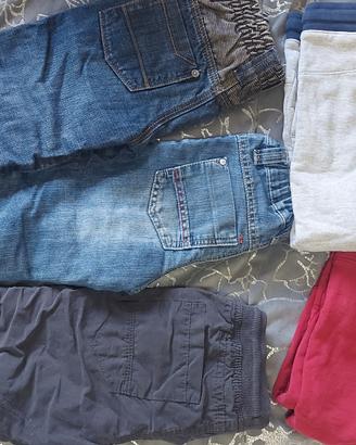 set pantaloni inverno bimbo 2 anni