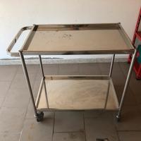 Carrello ristorazione acciaio inox