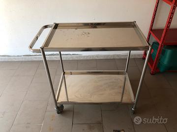 Carrello ristorazione acciaio inox