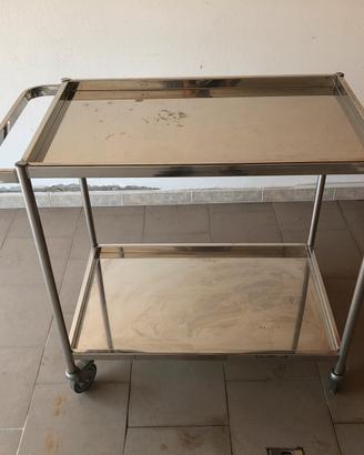 Carrello ristorazione acciaio inox