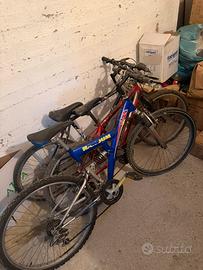 3 mountain bike usate – 100 € trattabili