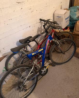 3 mountain bike usate – 100 € trattabili
