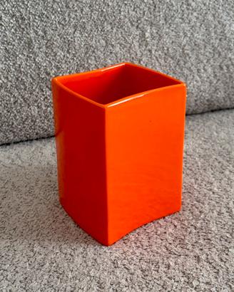 GABBIANELLI - Vaso arancio anni ‘70 design Italia