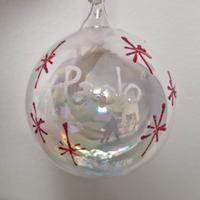 Pallina per albero di Natale nome Paolo