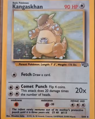 Carta Pokemon Kangaskhan JU 5
