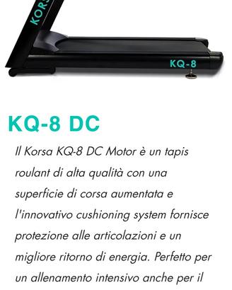 tapis roulant professionale da palestra KQ8 nuovo 