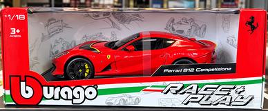 Bburago Ferrari 812 Competizione 1:18 Rosso Nuova