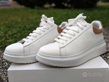 Sneakers donna 38 vera pelle made in Italy