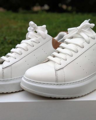 Sneakers donna 38 vera pelle made in Italy