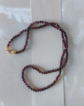Collana Granato Naturale 