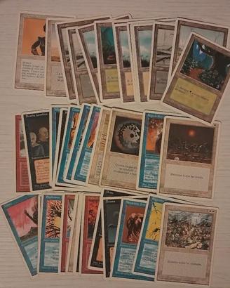 Carte MTG | IV Edizione/FWB | Lotto con terre