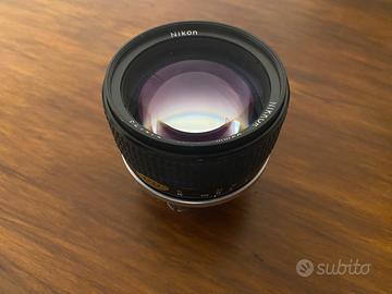 Nikon Nikkor 85mm f/1.4 AI