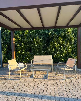 Set arredo esterno da giardino