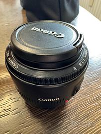 Canon lens ef 50mm 1:1.8 II
