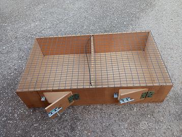 trasportino a due scomparti