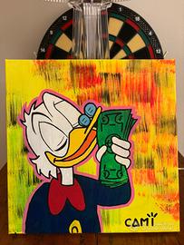 Paperon de paperoni  fatto a mano con acrilico