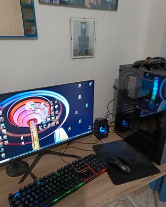 Gaming PC postazione completa