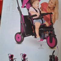 triciclo rosa 6 in 1