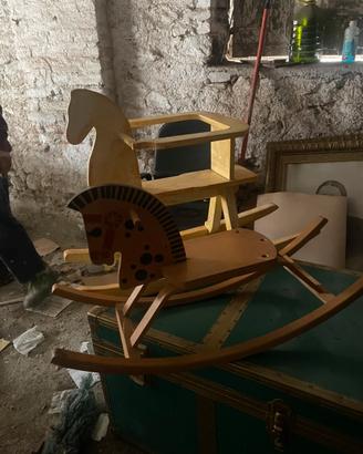 Cavallucci a dondolo vintage