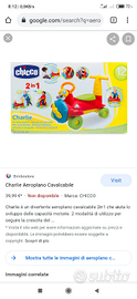 Aereoplano chicco come nuovo