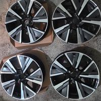 cerchi in lega da 17 originali peugeot 