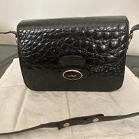 Borsa a tracolla in Vero Coccodrillo come Nuova