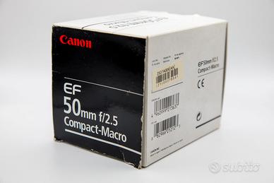 Canon EF 50mm f/2.5 MACRO