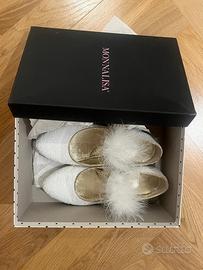 Scarpe Monnalisa bambina – Taglia 33 – Bianche