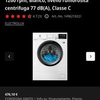 lavatrice slim 6kg elettrolux