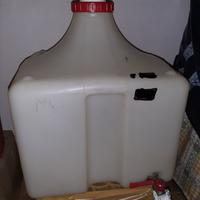 Contenitore olio di oliva in resina bianca 50 l