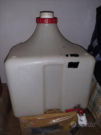 Contenitore olio di oliva in resina bianca 50 l