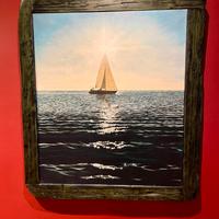 Quadro “Barca a vela Canovella degli Zoppoli”