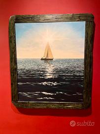 Quadro “Barca a vela Canovella degli Zoppoli”