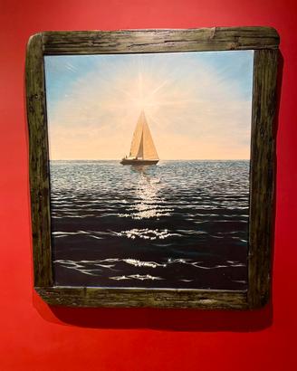 Quadro “Barca a vela Canovella degli Zoppoli”
