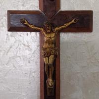 5 Vecchi Crocifissi legno Crocefissi icone