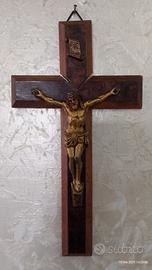 5 Vecchi Crocifissi legno Crocefissi icone