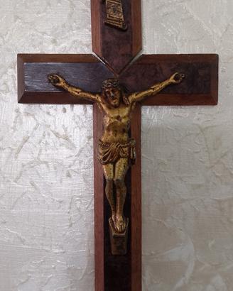 5 Vecchi Crocifissi legno Crocefissi icone