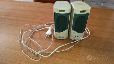 Hi-Fi speakers system casse audio con jack